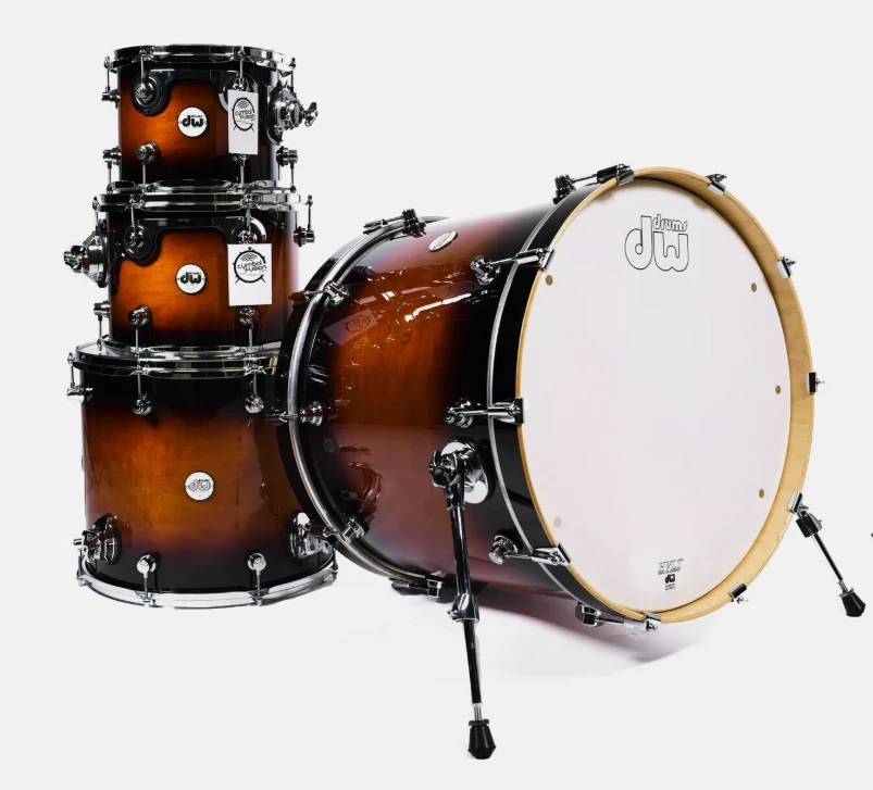 DW Design Shell Set 22/10/12/16 Tobacco Burst